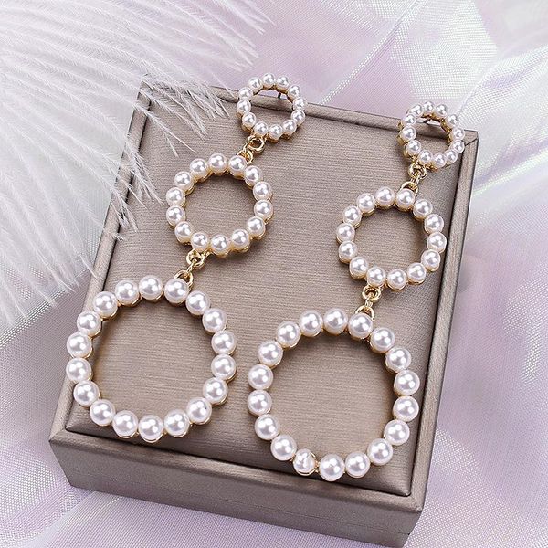 needle long pearl ring earrings korea temperament joker ring simple pendant personality online celebrity earrings, Golden;silver
needle long pearl ring earrings korea temperament joker ring simple pendant personality online celebrity earrings, Golden;silver