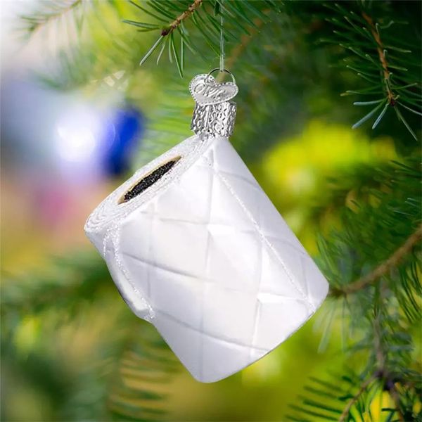 2020 new christmas toilet paper decorations christmas tree three-dimensional white roll paper pendant diy keychain pendant decoration
2020 new christmas toilet paper decorations christmas tree three-dimensional white roll paper pendant diy keychain pendant decoration