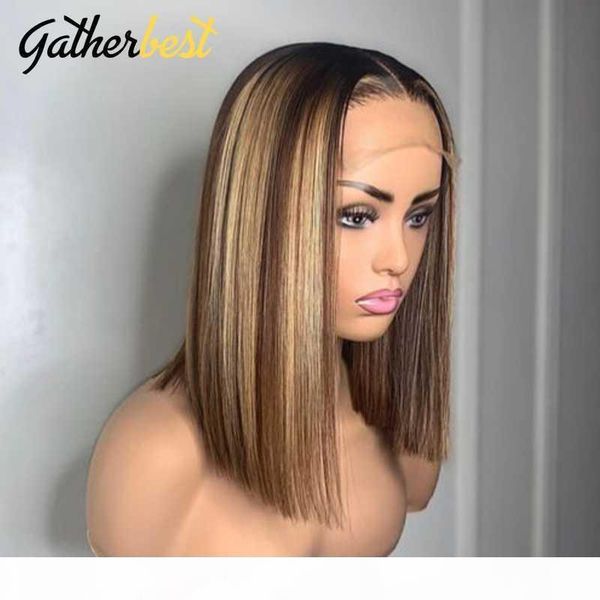 brazilian straight remy human hair 13x4 lace frontal wigs honey blonde lace front wigs 4 27# blonde highlight bob front wig, Black;brown
brazilian straight remy human hair 13x4 lace frontal wigs honey blonde lace front wigs 4 27# blonde highlight bob front wig, Black;brown