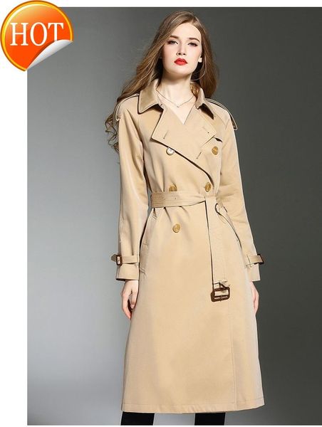 women's trench coats trendy streetwear female classical shortened sleeve a-line double breasted casual for women, Tan;black
women's trench coats trendy streetwear female classical shortened sleeve a-line double breasted casual for women, Tan;black