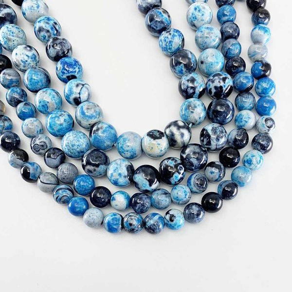 1 strand lot 6 8 10mm natural sky blue flame agat stone bead round loose spacer beads for jewelry making findings diy h jllxue
1 strand lot 6 8 10mm natural sky blue flame agat stone bead round loose spacer beads for jewelry making findings diy h jllxue