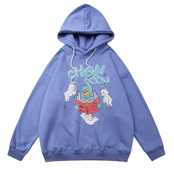2021 new fw bear print hip hop streetwear winter hooded pullover men cotton loose harajuku hoodie swatshirt mens fleece ybsm, Black
2021 new fw bear print hip hop streetwear winter hooded pullover men cotton loose harajuku hoodie swatshirt mens fleece ybsm, Black