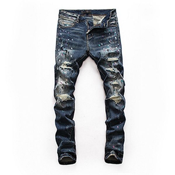 2021 fashion designer high-quality men's wear hole-breaking locomotive jeans slimming motorcycle jeans men's hip-hop men's je, Blue
2021 fashion designer high-quality men's wear hole-breaking locomotive jeans slimming motorcycle jeans men's hip-hop men's je, Blue