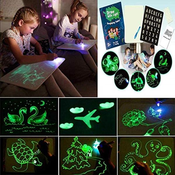 big size illuminate drawing board light in dark children kids paint toy diy educaitonal 2019 boy girl toys1, Black;red
big size illuminate drawing board light in dark children kids paint toy diy educaitonal 2019 boy girl toys1, Black;red
