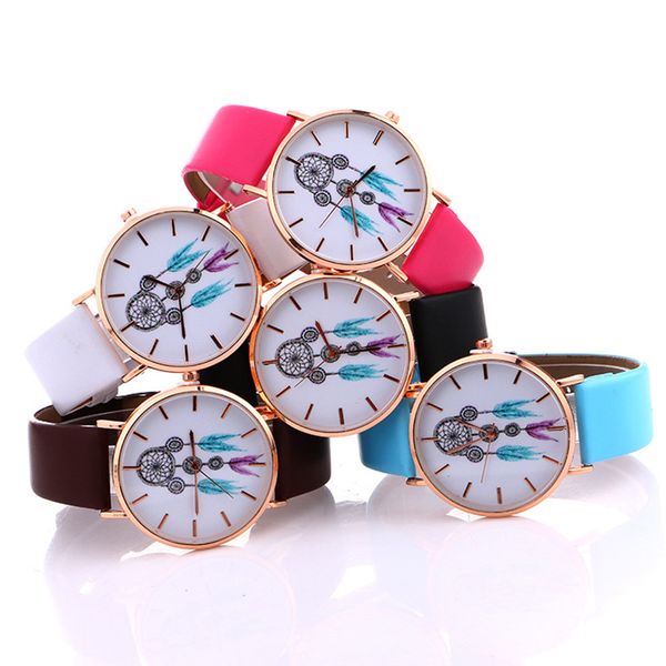 ladies casual watch fashion dream catcher quartz wrist watch leather wind chime pattern denim strap wristwatchs alloy ultra-thin brand watc, Slivery;brown
ladies casual watch fashion dream catcher quartz wrist watch leather wind chime pattern denim strap wristwatchs alloy ultra-thin brand watc, Slivery;brown