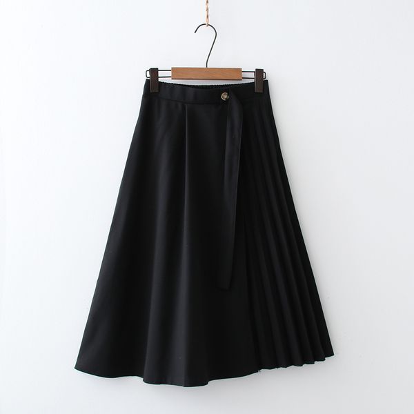 2021 new spring summer women pleated high waist a line casual female skirt gvaz, Black
2021 new spring summer women pleated high waist a line casual female skirt gvaz, Black