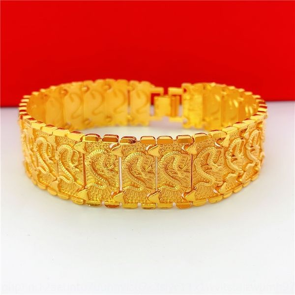 sand jewelry 24k color retaining male gold domineering male thick dragon pattern lovers bracelet gold plated bracelet i0oul, Golden;silver
sand jewelry 24k color retaining male gold domineering male thick dragon pattern lovers bracelet gold plated bracelet i0oul, Golden;silver
