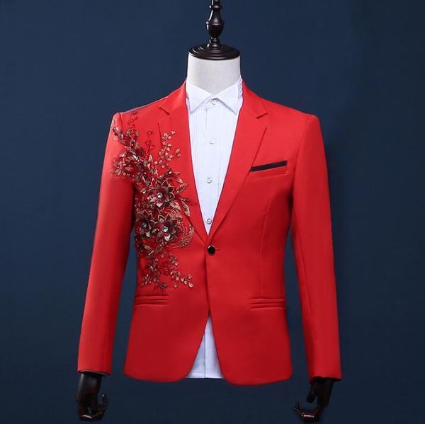 men's suits & blazers sequins arrival slim men suit set with pants mens red three-dimensional flowers wedding groom formal dress + pant, White;black
men's suits & blazers sequins arrival slim men suit set with pants mens red three-dimensional flowers wedding groom formal dress + pant, White;black