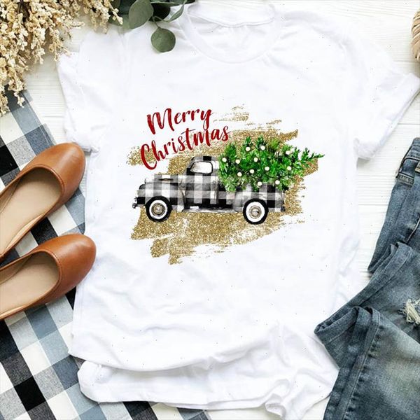 women lady tree plaid truck tree cartoon short sleeve merry christmas tshirt female graphic clothes shirt t tee t shirt, White
women lady tree plaid truck tree cartoon short sleeve merry christmas tshirt female graphic clothes shirt t tee t shirt, White