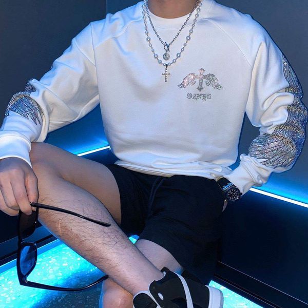 the correct version of 2020ss winter new seven color dazzling cross drill crosin sweater for men and women, Black
the correct version of 2020ss winter new seven color dazzling cross drill crosin sweater for men and women, Black
