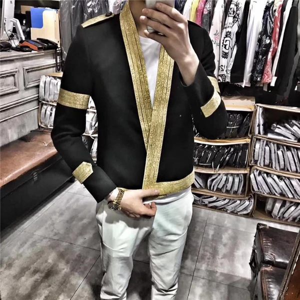 autumn night hairstyle division personality loose coat jacket tide men suit coat male trend hip-hop blazers man's suit, White;black
autumn night hairstyle division personality loose coat jacket tide men suit coat male trend hip-hop blazers man's suit, White;black