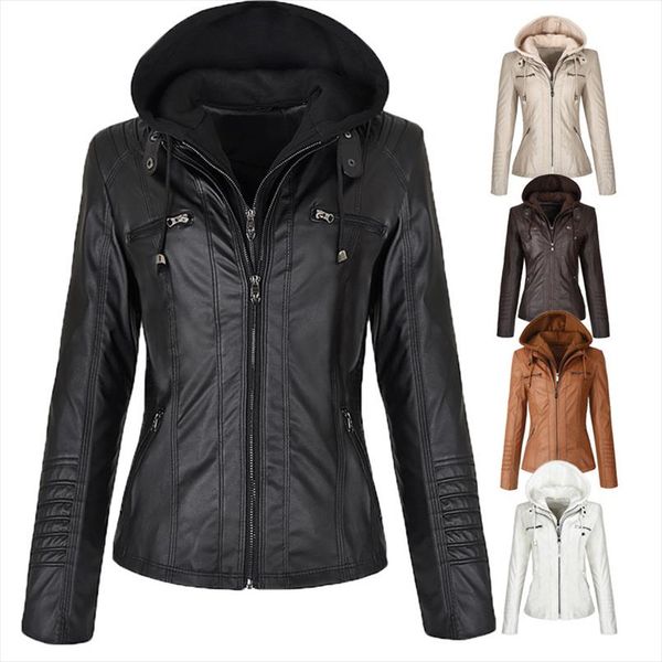 женщины zipper мотоцикл кожаные куртки осень зима с длинным рукавом slim fit ветрозащитный пальто с капюшоном теплый искусственной кожи курт, Black
женщины zipper мотоцикл кожаные куртки осень зима с длинным рукавом slim fit ветрозащитный пальто с капюшоном теплый искусственной кожи курт, Black