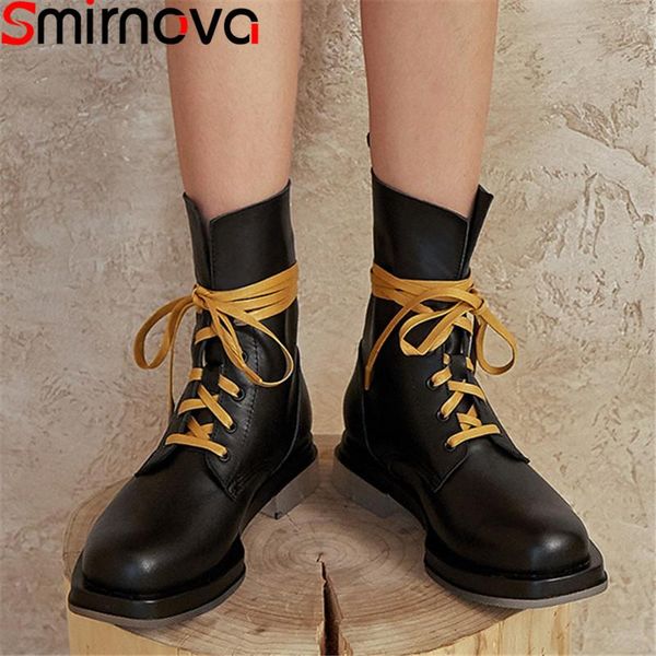 boots smirnova 2021 ankle fashion lace up comfortable ladies shoes low heel square toe simple autumn winter women black
boots smirnova 2021 ankle fashion lace up comfortable ladies shoes low heel square toe simple autumn winter women black