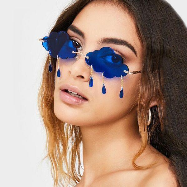 rimless clouds tassel fashion vintage steampunk sunglasses for women men glasses shades uv400
rimless clouds tassel fashion vintage steampunk sunglasses for women men glasses shades uv400