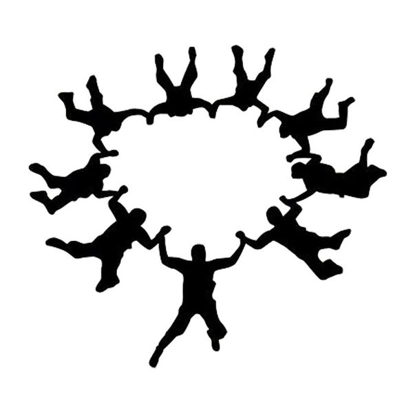 17.3cm*15.4cm skydiving team car sticker car door vinyl decal accessories black/silver c31-0231
17.3cm*15.4cm skydiving team car sticker car door vinyl decal accessories black/silver c31-0231