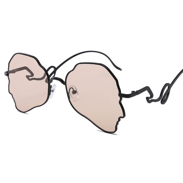 fashion versatile men's irregular sunglasses personalized trend street shooting glasses women's plain glasses street sunglasses, White;black
fashion versatile men's irregular sunglasses personalized trend street shooting glasses women's plain glasses street sunglasses, White;black