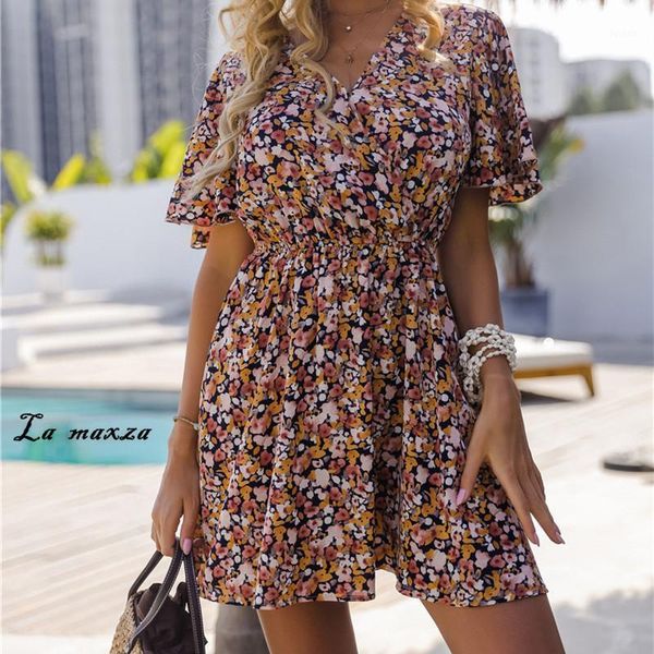 summer bohemian print women dress elegant v-neck casual women mini dress 2020 fashion slim1, Black;gray
summer bohemian print women dress elegant v-neck casual women mini dress 2020 fashion slim1, Black;gray