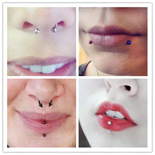 showlove-10pcs assorted color stainless steel horseshoe circular bead ring eyebrow ring nose lip rings body piercing jewelry 16g q bbywmc, Silver
showlove-10pcs assorted color stainless steel horseshoe circular bead ring eyebrow ring nose lip rings body piercing jewelry 16g q bbywmc, Silver
