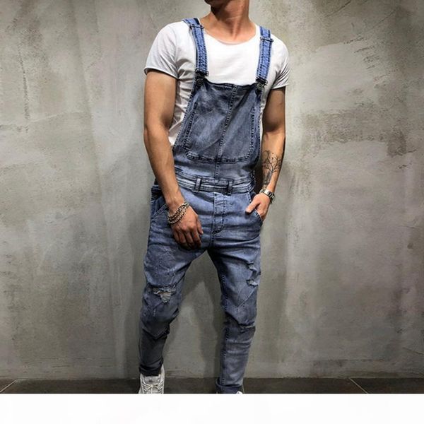laamei new fashion men's ripped jeans jumpsuit high street distressed denim bib overalls for man suspender pants plus size s-xxl, Blue
laamei new fashion men's ripped jeans jumpsuit high street distressed denim bib overalls for man suspender pants plus size s-xxl, Blue