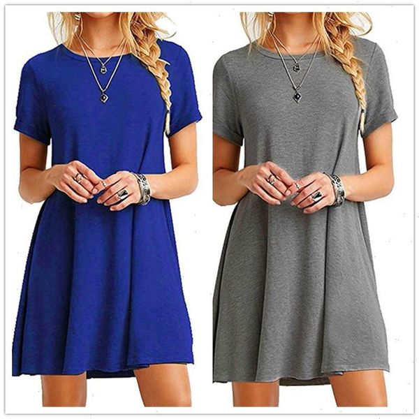 4xl plus size women dress fashion summer short sleeve o neck black blue dresses casual loose dress woman large size cotton dress, Black;gray
4xl plus size women dress fashion summer short sleeve o neck black blue dresses casual loose dress woman large size cotton dress, Black;gray