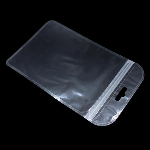100pcs Lot Self Seal Ziplock Bag Clear Plastic Packaging Bag Reclosable Zip Lock Packing Bag Zipper Polybag Pouch With Hang Hole H Bbyhnw