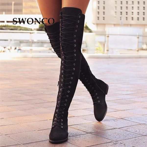 boots swonco women's high 2021 autumn winter lace up ladies thigh boot shoes woman women plus size 431, Black
boots swonco women's high 2021 autumn winter lace up ladies thigh boot shoes woman women plus size 431, Black