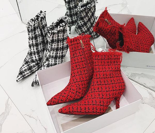 spring autumn women shoes high thin heel pointed toe woman ankle boots stiletto side zipper brand sapato feminino, Black
spring autumn women shoes high thin heel pointed toe woman ankle boots stiletto side zipper brand sapato feminino, Black