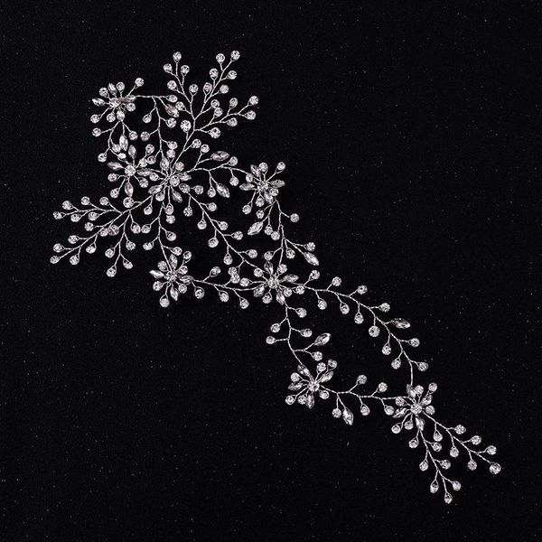 trendy bride headband silver color rhinestone crystal headband wedding tiara hair band female headdress wedding hair accessories, Golden;silver 
trendy bride headband silver color rhinestone crystal headband wedding tiara hair band female headdress wedding hair accessories, Golden;silver
