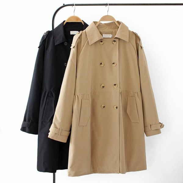 oversize women's windbreaker new spring autumn mid-long overcoat solid double-breasted khaki trench coat female casual j3491, Tan;black
oversize women's windbreaker new spring autumn mid-long overcoat solid double-breasted khaki trench coat female casual j3491, Tan;black