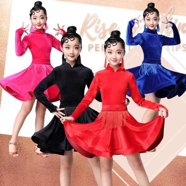 stage wear 2021 rumba samba children cha tango skirt standard salsa girls spandex latin dresses for dancing ballroom dance dress, Black;red
stage wear 2021 rumba samba children cha tango skirt standard salsa girls spandex latin dresses for dancing ballroom dance dress, Black;red
