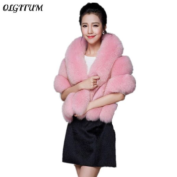 women's fur & faux 2021 winter high-quality soft imitation ladies coat leisure elegant atmosphere rich luxury cloak slim shawl, Black
women's fur & faux 2021 winter high-quality soft imitation ladies coat leisure elegant atmosphere rich luxury cloak slim shawl, Black