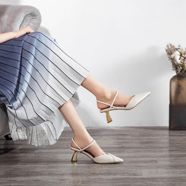 sandals for summer high heels pointed toe stiletto all-match bag french single shoes thick heel mid-heel, Black
sandals for summer high heels pointed toe stiletto all-match bag french single shoes thick heel mid-heel, Black