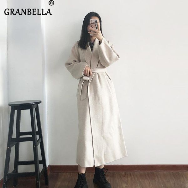women's wool & blends style double-sided overcoat long autumn and winter elegant slim belted fashion windbreaker jacket women, Black
women's wool & blends style double-sided overcoat long autumn and winter elegant slim belted fashion windbreaker jacket women, Black