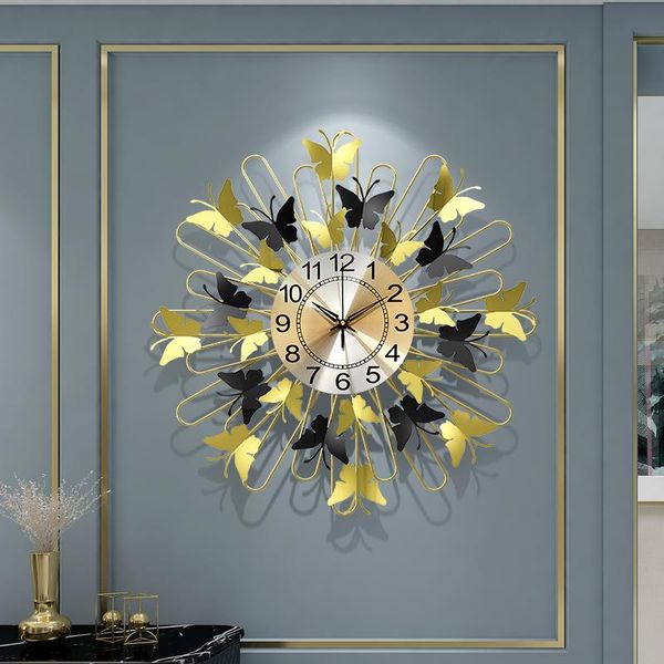 contemporary and contracted wall clock living room fashion art light luxury butterfly decoration clock home decor
contemporary and contracted wall clock living room fashion art light luxury butterfly decoration clock home decor