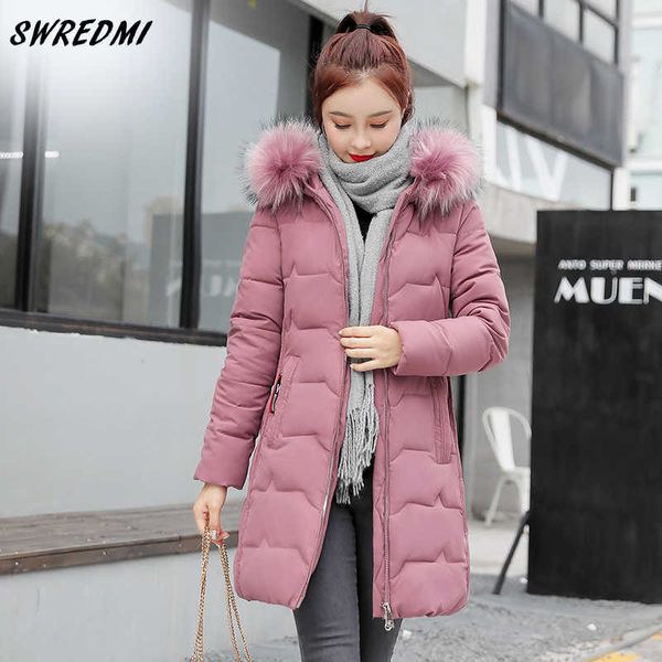 swredmi winter jacket women new fashion large fur collar winter coats hooded long cotton padded jackets ladies plus size s-4xl v191209, Black
swredmi winter jacket women new fashion large fur collar winter coats hooded long cotton padded jackets ladies plus size s-4xl v191209, Black