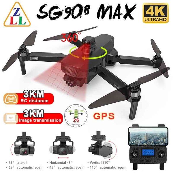 zll sg908 max gps drone 4k profesional 3-axis gimbal hd camera 2.4g wifi fpv dron 3km rc helicopter quadcopter vs sg906 pro2
zll sg908 max gps drone 4k profesional 3-axis gimbal hd camera 2.4g wifi fpv dron 3km rc helicopter quadcopter vs sg906 pro2