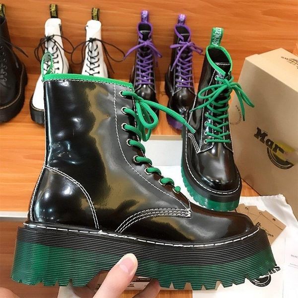martén snew luxury marténs ladies casual shoes fashion platform martin boots imported cowhide sheepskin lining ladies boots, Black;red
martén snew luxury marténs ladies casual shoes fashion platform martin boots imported cowhide sheepskin lining ladies boots, Black;red