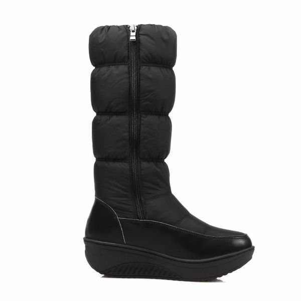 women snow boots platform down plush winter women shoes fashion mid-calf boots, Black
women snow boots platform down plush winter women shoes fashion mid-calf boots, Black
