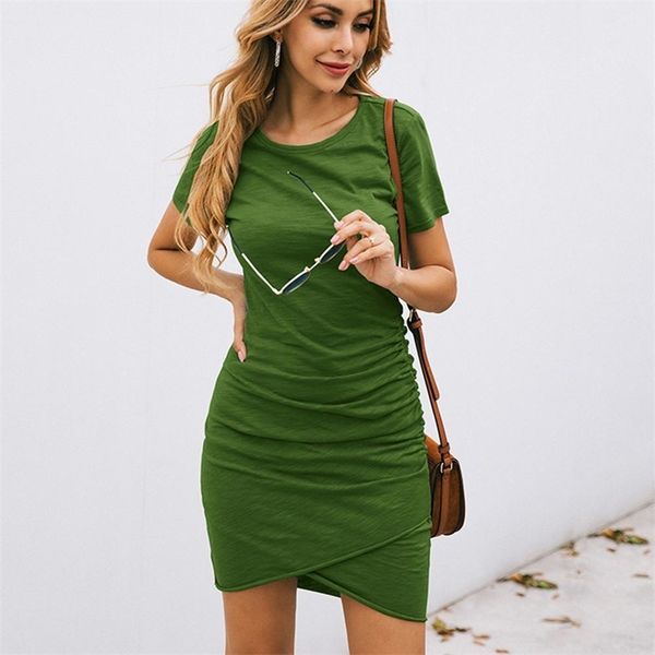 dresses women summer sundress short sleeve irregular hem casual bodycon vestido plus size mini dress robe femme y200418, Black;gray
dresses women summer sundress short sleeve irregular hem casual bodycon vestido plus size mini dress robe femme y200418, Black;gray