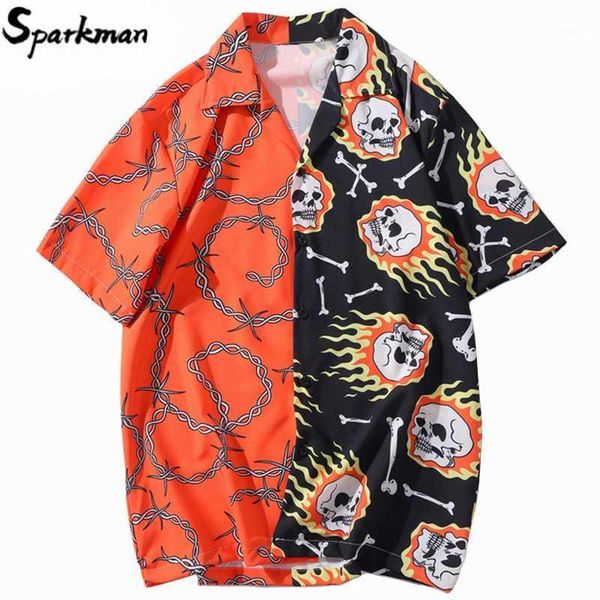 2020 hip hop shirt streetwear men hawaiian shirt fire skull chain harajuku beach hiphop shirts summer short sleeve1, White;black
2020 hip hop shirt streetwear men hawaiian shirt fire skull chain harajuku beach hiphop shirts summer short sleeve1, White;black