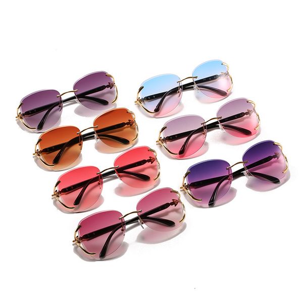 new fox head fashion sunglasses 8819 metal rimless cut edge sunglasses women's versatile sunglasses designer aws, White;black
new fox head fashion sunglasses 8819 metal rimless cut edge sunglasses women's versatile sunglasses designer aws, White;black