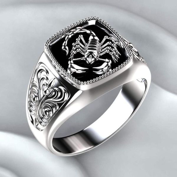 mengyi quality gothic style punk scorpion male retro ring scorpion pattern rings for men jewelry, Golden;silver
mengyi quality gothic style punk scorpion male retro ring scorpion pattern rings for men jewelry, Golden;silver