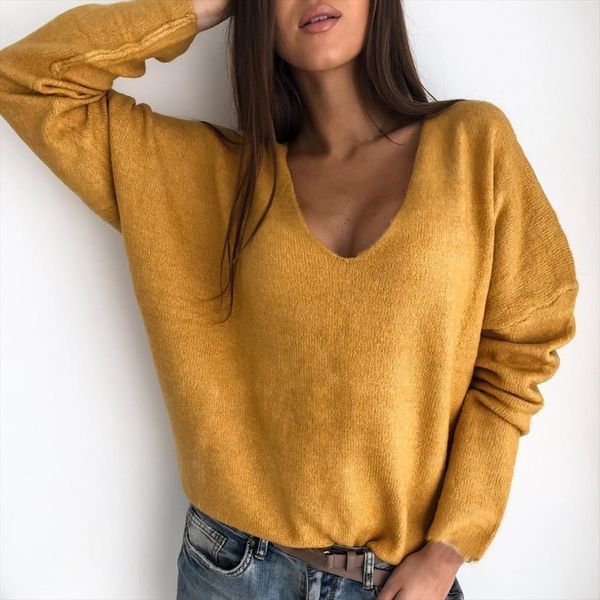 women 3xl hollow out v neck knitted sweater autumn long sleeve candy basic loose ladies sweaters and pullovers, White;black
women 3xl hollow out v neck knitted sweater autumn long sleeve candy basic loose ladies sweaters and pullovers, White;black