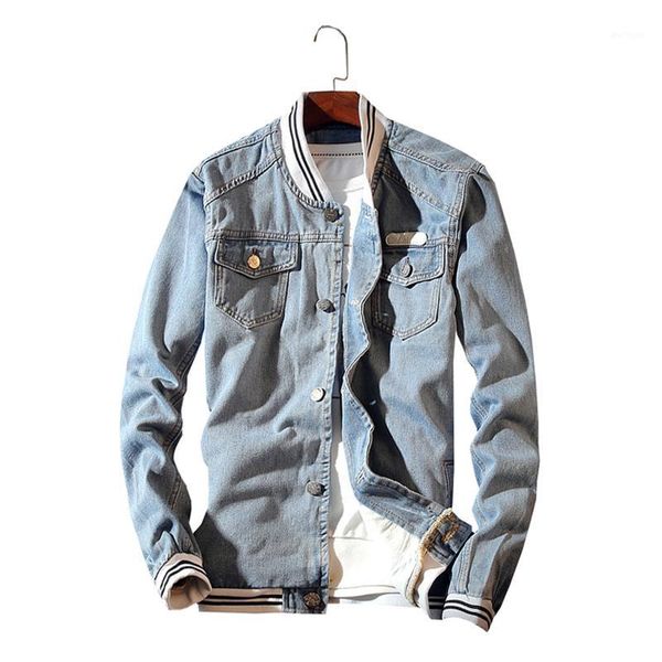 2019 new fashion jean jacket and coats spring autumn male pilot jacket denim mens jackets casual bomber baseball clothing men1, Black;brown
2019 new fashion jean jacket and coats spring autumn male pilot jacket denim mens jackets casual bomber baseball clothing men1, Black;brown