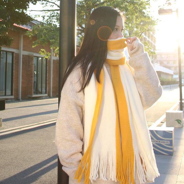scarf female autumn and winter wild student british ins girl heart japanese yellow color matching cute small fresh, Blue;gray
scarf female autumn and winter wild student british ins girl heart japanese yellow color matching cute small fresh, Blue;gray