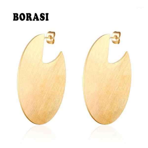 borasi new trendy big circle round dangle earrings for women gold color stainless steel long earings engagement jewelry gift1, Silver
borasi new trendy big circle round dangle earrings for women gold color stainless steel long earings engagement jewelry gift1, Silver