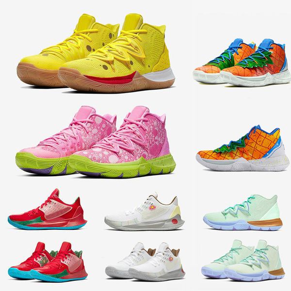 2020 man basketball shoes sponge pineapple house 5 zapatos kyri irving 5 pe for 20th anniversary graffiti man shoes
2020 man basketball shoes sponge pineapple house 5 zapatos kyri irving 5 pe for 20th anniversary graffiti man shoes