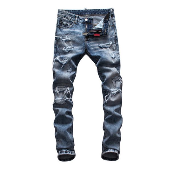 2021 famous mens jeans mens ripped skinny slim elastic denim fit biker jeans fashion fit zipper ripped pants casual hip hop men jeans, Blue
2021 famous mens jeans mens ripped skinny slim elastic denim fit biker jeans fashion fit zipper ripped pants casual hip hop men jeans, Blue