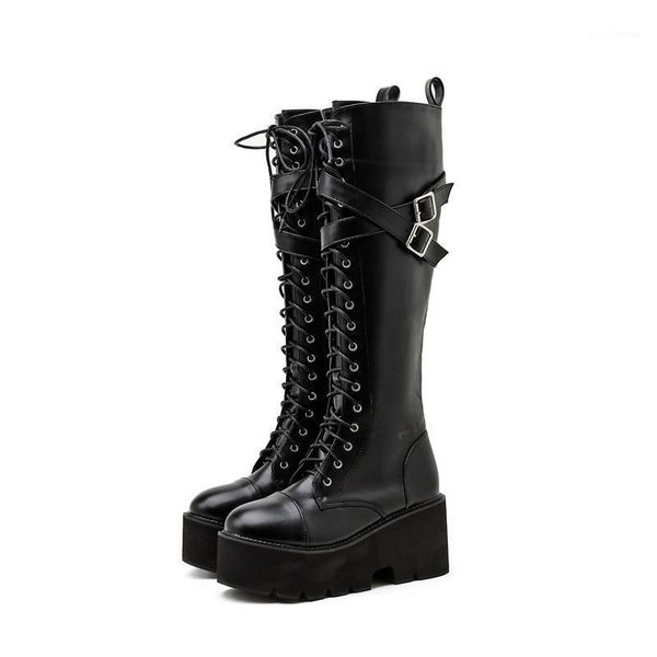 boots ladies high platform heels women lace up long punk knee female shoes autumn black shoes1
boots ladies high platform heels women lace up long punk knee female shoes autumn black shoes1
