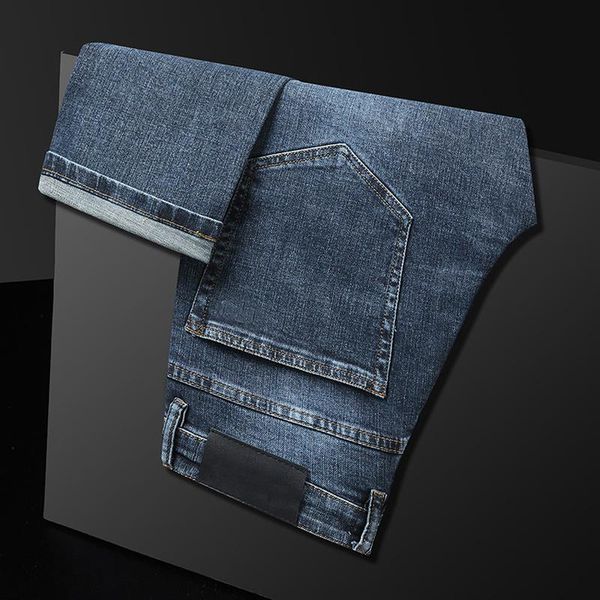 men's jeans autumn winter slim elastic crocodile brand fashion business trousers classic style cotton denim pants, Blue
men's jeans autumn winter slim elastic crocodile brand fashion business trousers classic style cotton denim pants, Blue